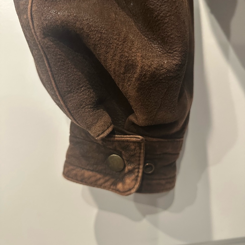 Adventure Bound by Wilson’s Men's Brown Leather Jacket - Picture 6 of 14